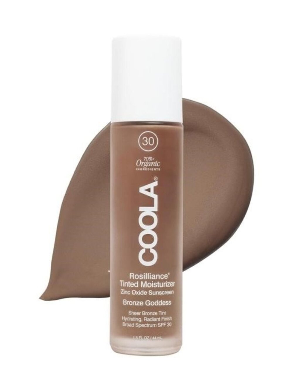 COOLA Rosilliance Organic Tinted Moisturizer Sunscreen SPF 30 - Bronze Goddess